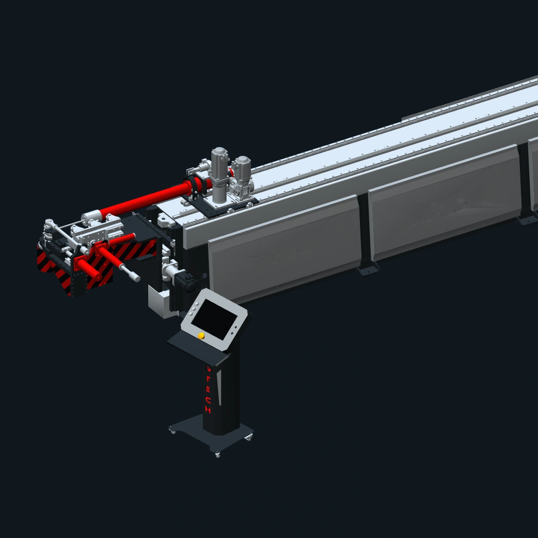 Machine design · Bending area — enlarge