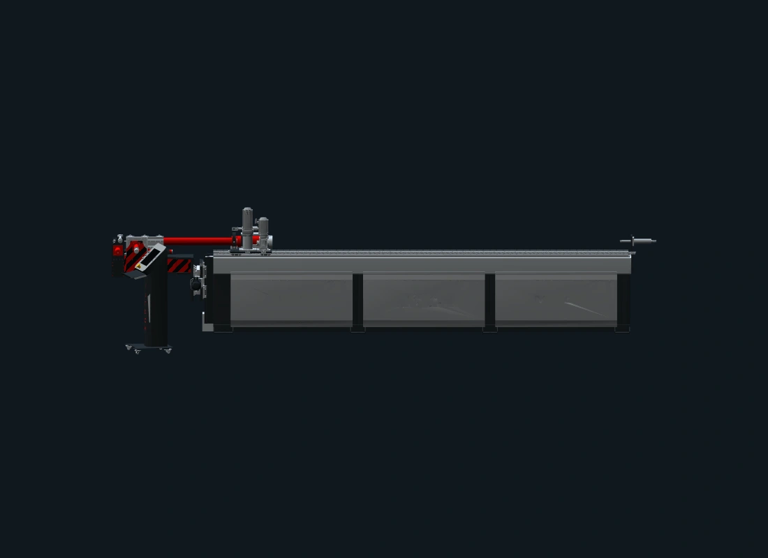 Machine design · Side view — enlarge
