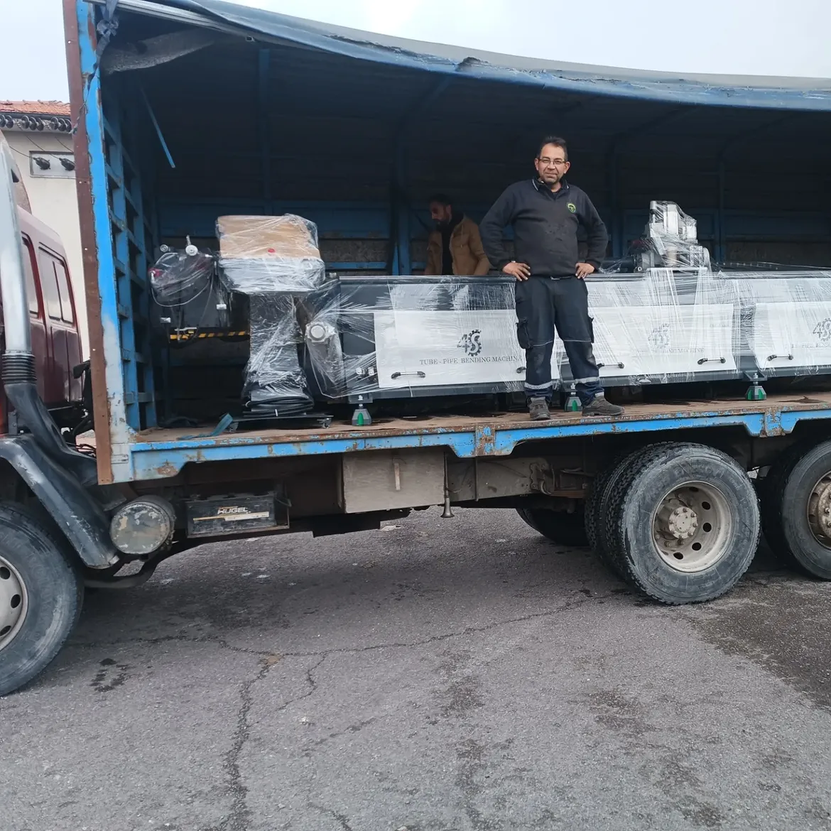 Machine shipment — enlarge